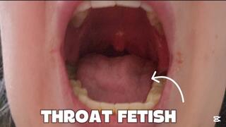Doctor Checkup: Open Throat and Drinking Water Close-Up