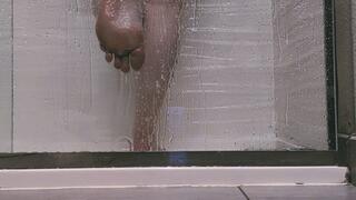 Voyeur Caught: Hotel Shower Domme Fantasy (Bare Feet, Wet Skin, Silent Control)