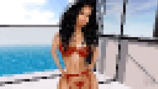 Wearing Red Lingerie