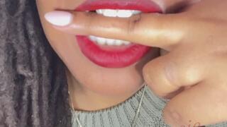 Lipstick and Bite Marks