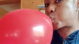 Popping Balloons with my booty