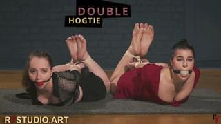 Pandora and Arina - Double Barefoot Hogtie and Ballgags (UHD 4K MP4)