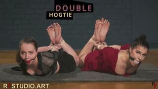 Pandora and Arina - Double Barefoot Hogtie and Ballgags (FULL HD MP4)