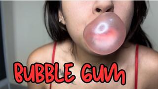 Bubble gum: Chewing gum with juice