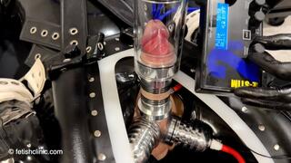 Heavy Rubber, Cock Milking + Nipple Pulsation with E-Stim + Coming Hard!