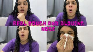 REAL COUGH AND BLOWING NOSE