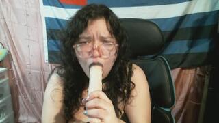 goth girl vs 14 inch cock