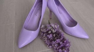Trampled a lilac branch a
