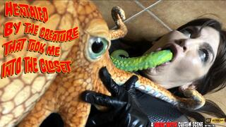 HENTAIED BY THE CREATURE THAT TOOK ME INTO THE CLOSET - sexy burglar is mesmerized and dragged into the darkness to have and epic fuck with a creature (4K)