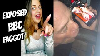 Exposed BBC Gloryhole Faggot