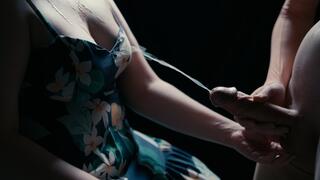 Slow Burn: A CFNM Teasing Handjob Scene