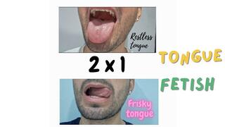 2 in 1 Tonge Fetish