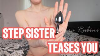 Step sister teases you
