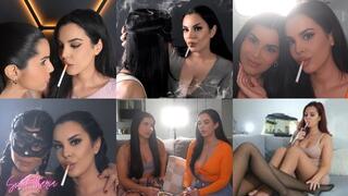 Sweet Maria and Vanessa smoking fetish bundle | Sweet Maria