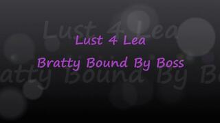 Lust4Lea's Bratty Ass Gets Her Tied Up By Her Boss - mp4