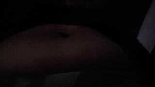 Milf Muffintop Under latina Giantess unawares Crop Top Big Beautiful Bouncy BELLY late night walk while fingering her BellyButton the streetlights and oncoming cars light up her Tummy while it jiggles