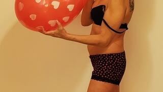 Red Love Balloons Exploded – Nails & Blow to Pop