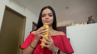 Nails Banana Handjob