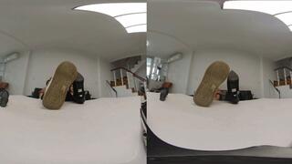 3dvr180 degrees ANNA BAIXUE dirty feet smelly socks humiliation