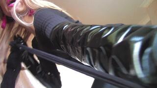 Lick My All Black Shiny Pants Ass (mkv)