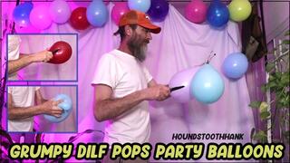 Grumpy DILF Pops Party Balloons