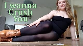 Lick my dirty heels and then I will crush you with my thick thighs and heels - Femdom - Agnes Rose