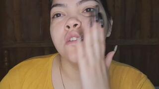 I slap myself slowly… can you feel the blow?