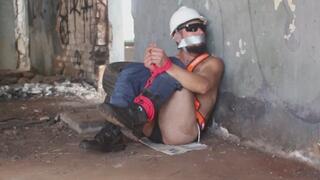Hot Worker Tied Up at Work (Set 3)