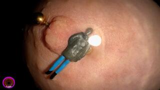 Lady Leviathan - Big Boob Crush and Pierced Nipple Play