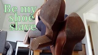Be my shoe slave, lick the dirty of my heels - Femdom - Agnes Rose