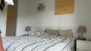 schoolgirl plays with big dildo after school