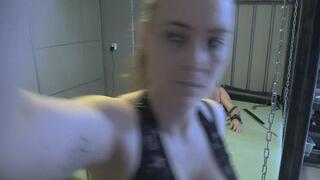 submissive slave training bdsm session