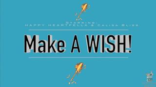 Make A Wish! Starring Happy Heartfella & Calisa Bliss - Happy uses a magic wand to make wishes that leave Calisa Bound & Gagged! - Female Bondage, Damsel, Tape, Gag Talk, Magic