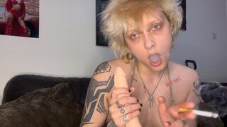 jerk your cock for stepmommy JOI smoking a cigarette