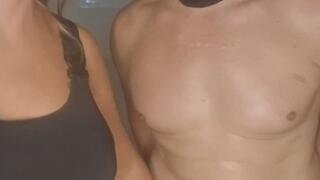 Eating your own semen in Orgasm Control