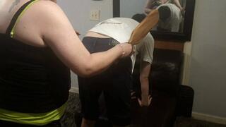 Chase paddled by step mom