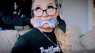 Phoenix Wants To Play A Bondage Game With Lots Of Rope & Plenty Of Duct Tape (1080p) - Phoenix Sinz - bondage play, on screen tying, on screen gagging, rope bondage, cleave gag, tape gag