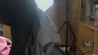 Doing housework naked