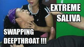 2 MODELS DEEP THROAT SPIT FETISH 250503HB SARAI + JUDY THROATFUCKING EXTREME SALIVA SWAPPING WITH SLOPPY DEEPTHROAT (FULL HD MP4 VERSION)