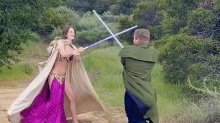 Starwars Princess Leia Fucking with Kenna James