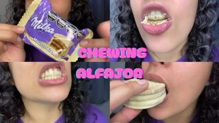 CHEWING Crispy White Chocolate Alfajor