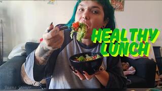 Healthy lunch - eat with me