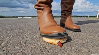 Jam Doughnuts and Plushie Crush in Brown Boots