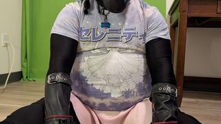 Helping a friend move a desk