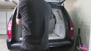 Bunnie is Kept Captive to Struggle (Zip Ties)