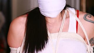 Gorgeous Cassandra is a FURIOUS, Super Frustrated, Tightly Bound, Gagged, Hopping MAD Babysitter! RE ENCODE 2025