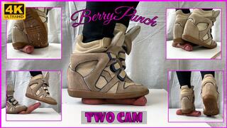 Isabel Marant Sneakers Cock Trampling - Cock Crush - Cum Play - Cockbox - Shoejob - Foot Fetish - 4K