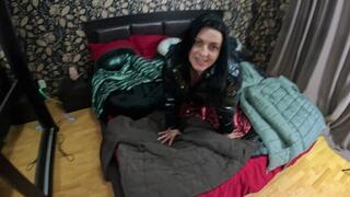 Several shiny down-jackets used for fucking and masturbating 267