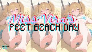 MISS VIRA'S FOOT SLAVE BEACH DAY
