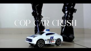 Domme Giantess Latex Boot Stomped Crushed Cop Car